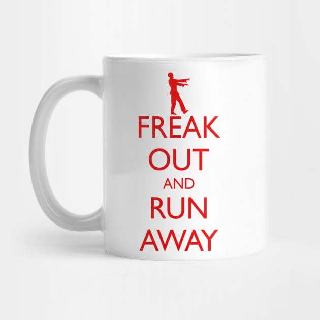 FREAK OUT AND RUN AWAY zombies by HolidayBug